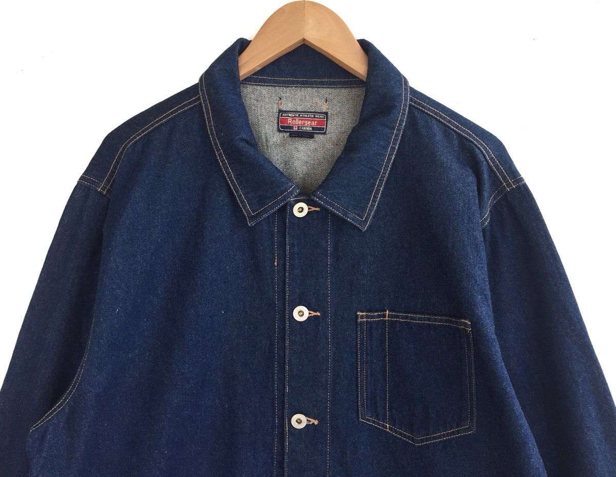 Japanese Brand Japanese Brand Rollergear Denim Jacket Workwear Size US M / EU 48-50 / 2 - 2 Thumbnail
