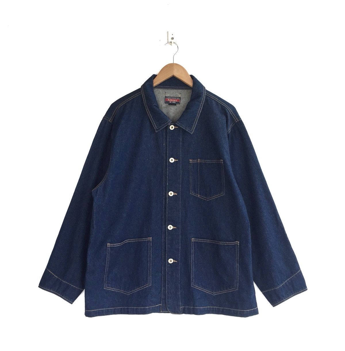Japanese Brand Japanese Brand Rollergear Denim Jacket Workwear Size US M / EU 48-50 / 2 - 1 Thumbnail