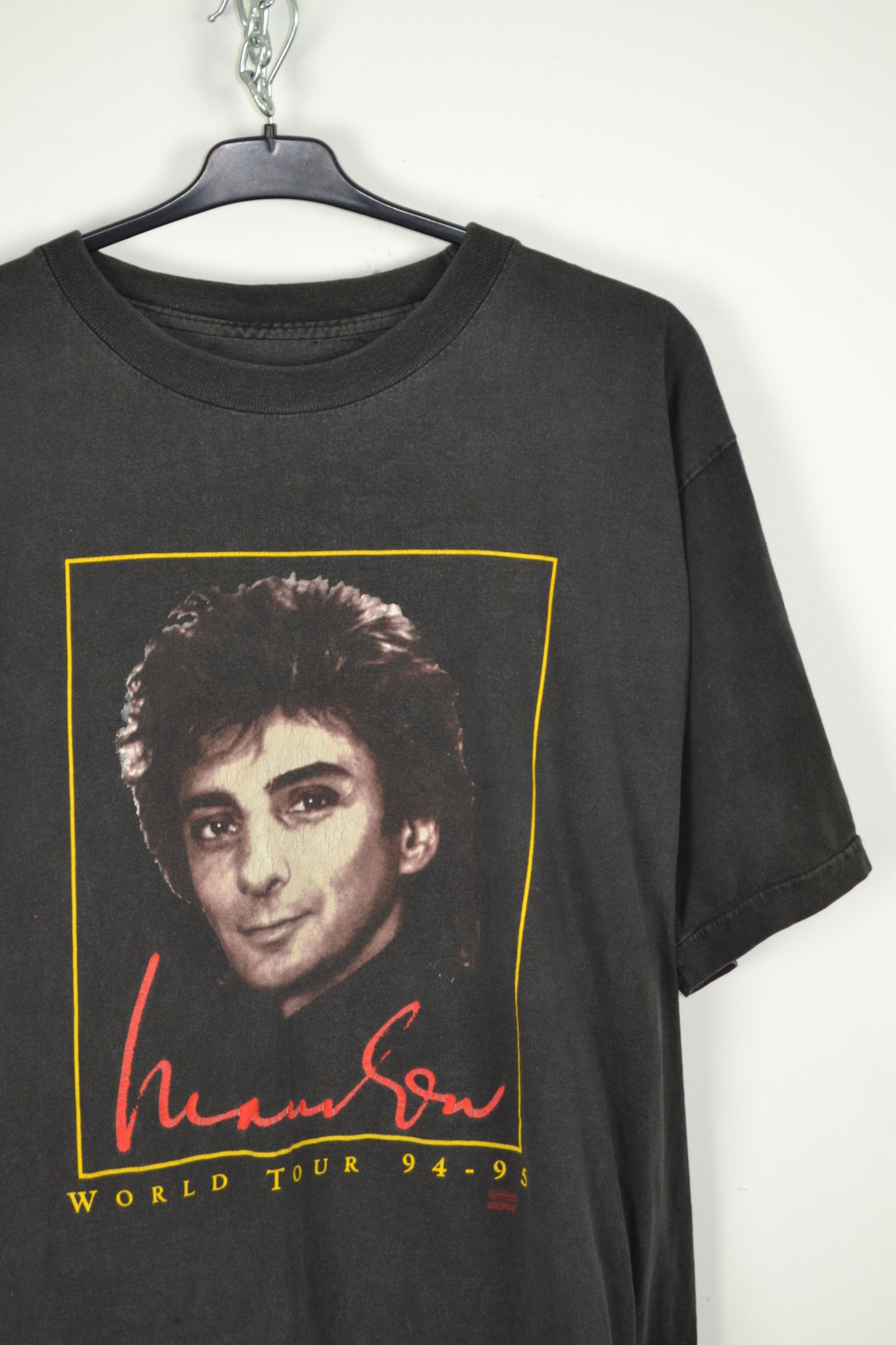 Vintage Vintage Barry Manilow 1994 World Tour T Shirt 90s Music 