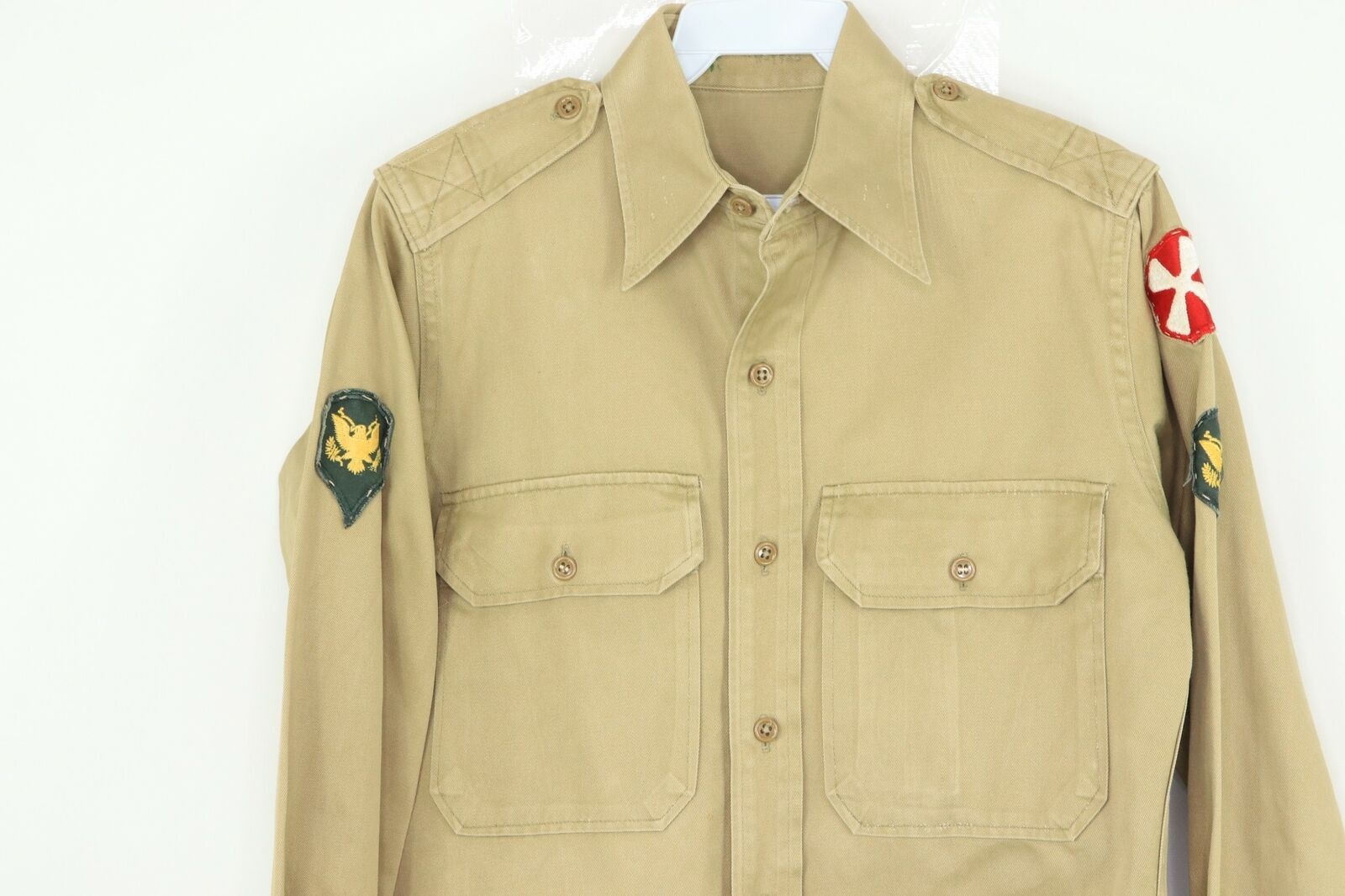 Other 50s Mens US Army Korean 8th Army Task Force Military Shirt Size US M / EU 48-50 / 2 - 2 Preview
