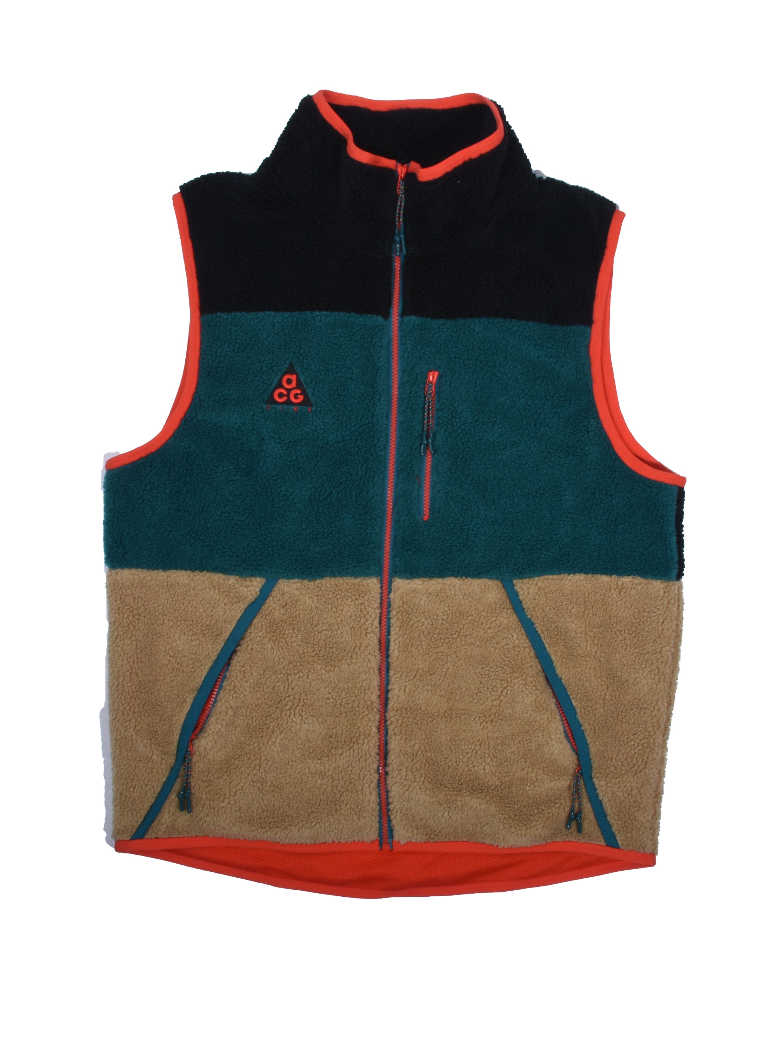 トップス 00s NIKE ACG tech reversible vest y2k Vintage Nike ACG All Conditions Gear Therma-fit Fleece Vest