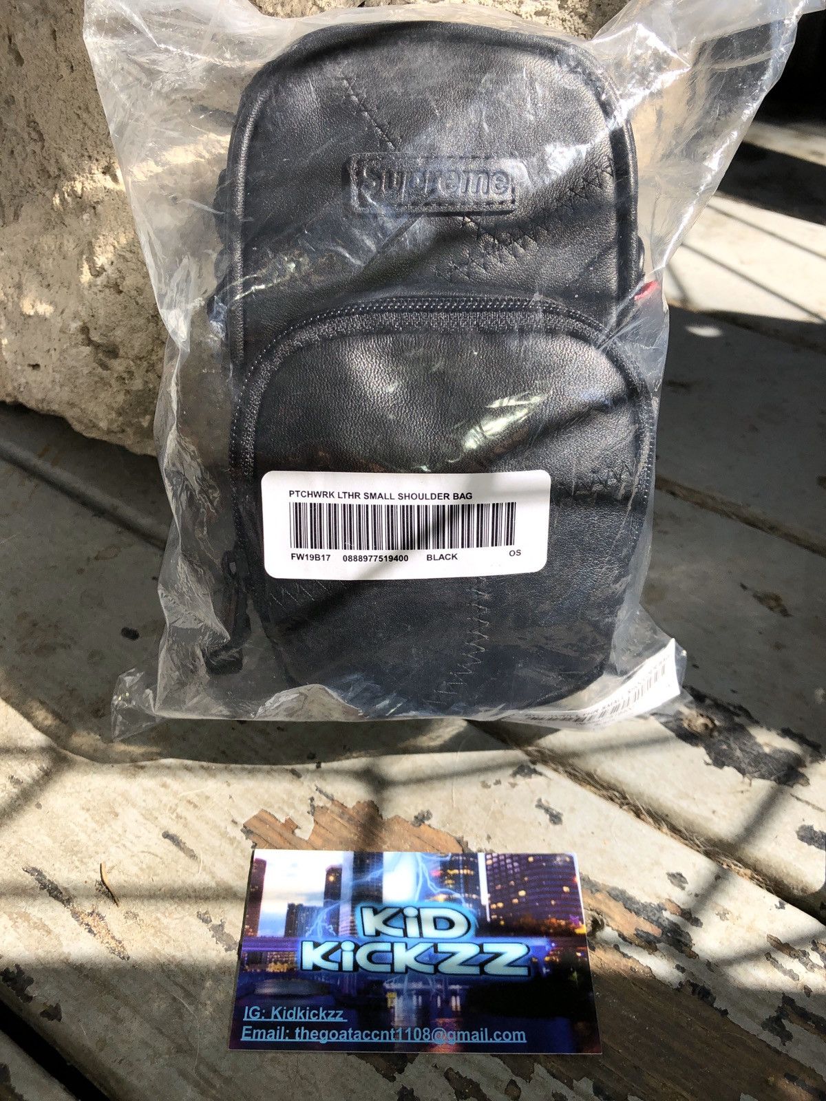 Supreme Supreme Patchwork Leather Small Shoulder Bag Black | Grailed 