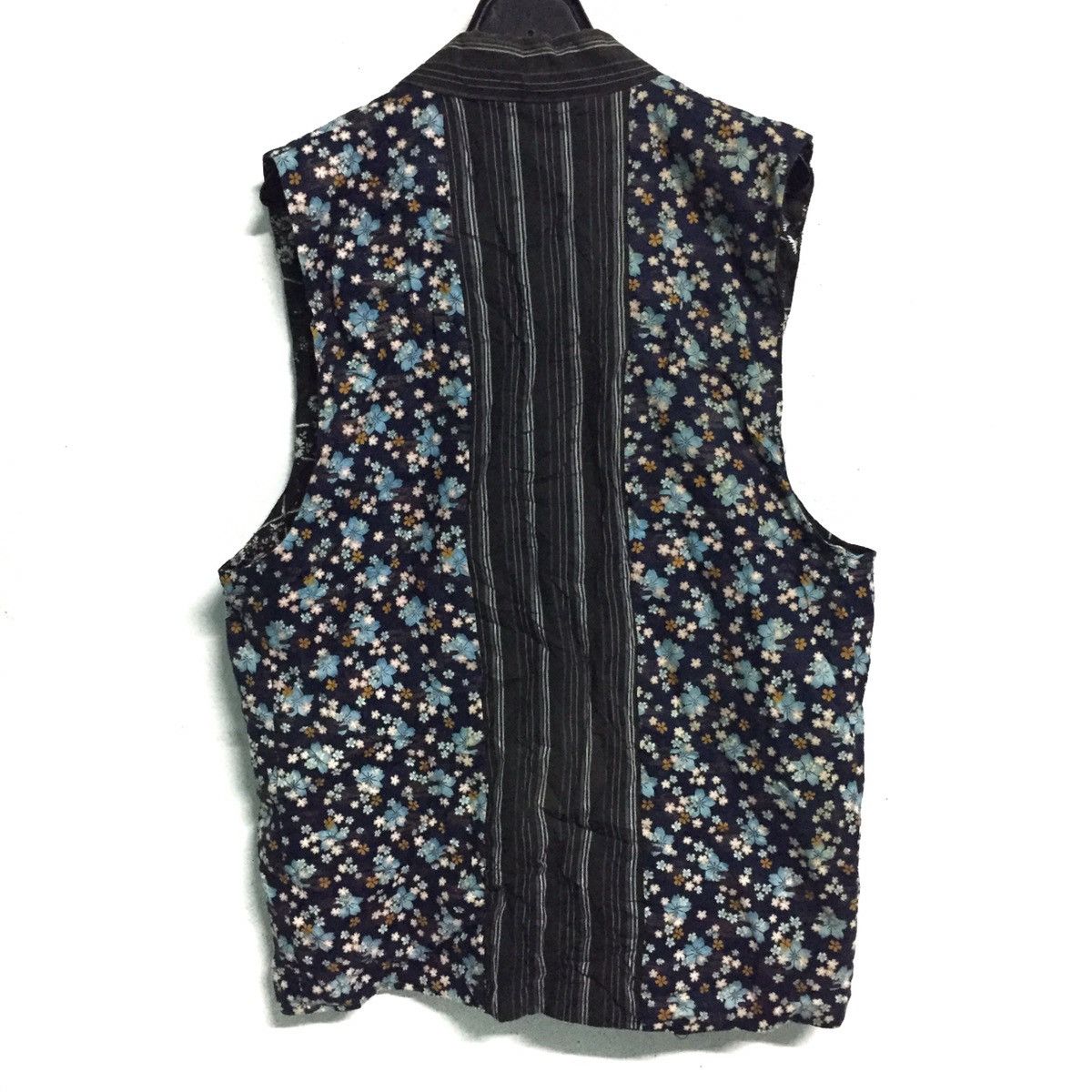 Japanese Brand Reversible Kimono Vest Style With Traditional Decoration Size US M / EU 48-50 / 2 - 2 Thumbnail