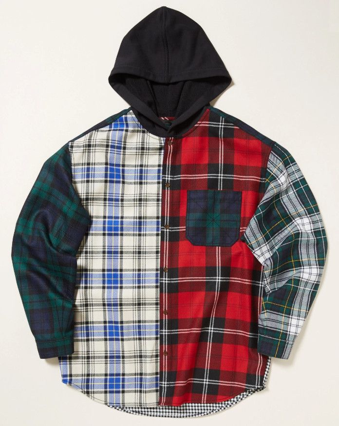 Alexander Wang Plaid Tartan Hooded Flannel Shirt Size US S / EU 44-46 / 1 - 3 Thumbnail