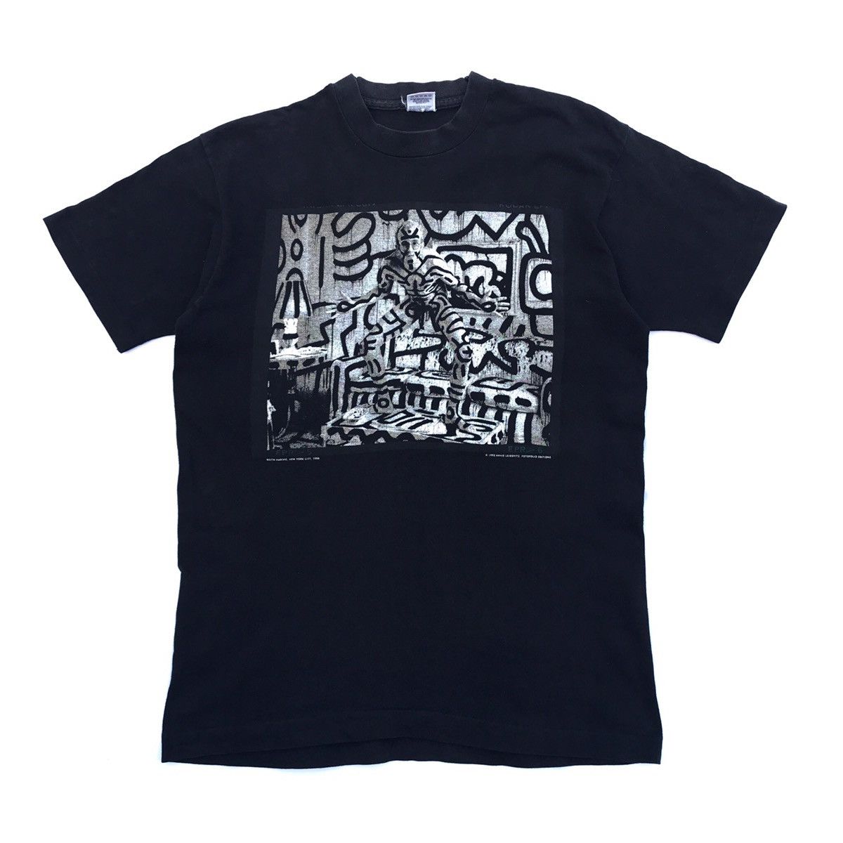 Vintage Vintage 1992 Keith Haring Naked Annie Leibovitz Art T-Shirt ...