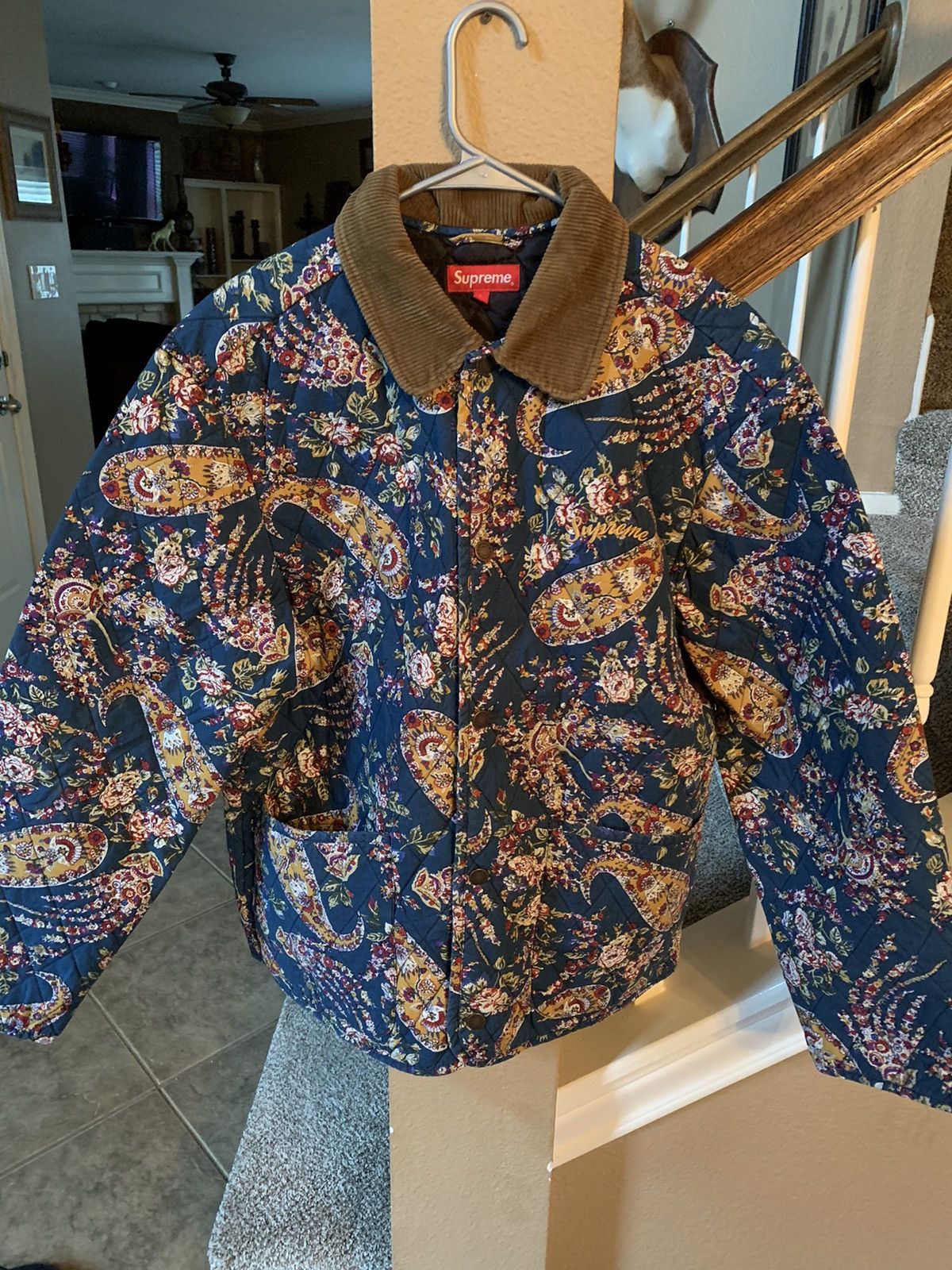 Supreme Supreme Quilted Paisley Jacket Grailed