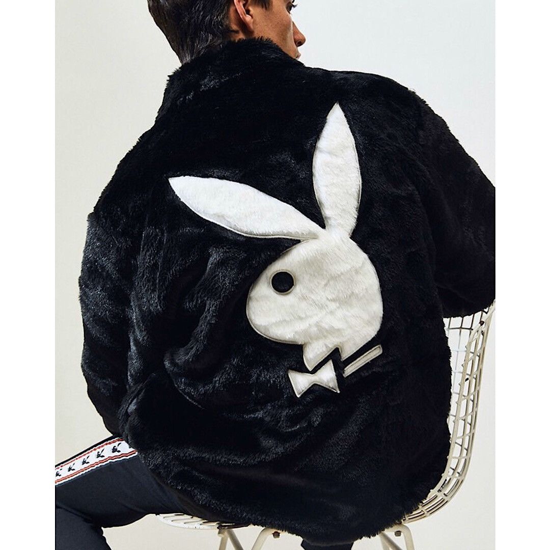 Playboy Pacsun X Playboy Faux Fur Jacket Sz Medium NWT Grailed