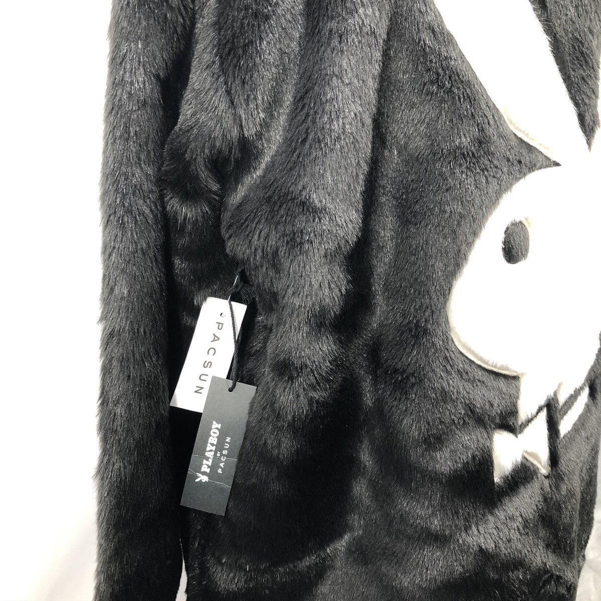 Pacsun x playboy faux fur coach jacket hotsell