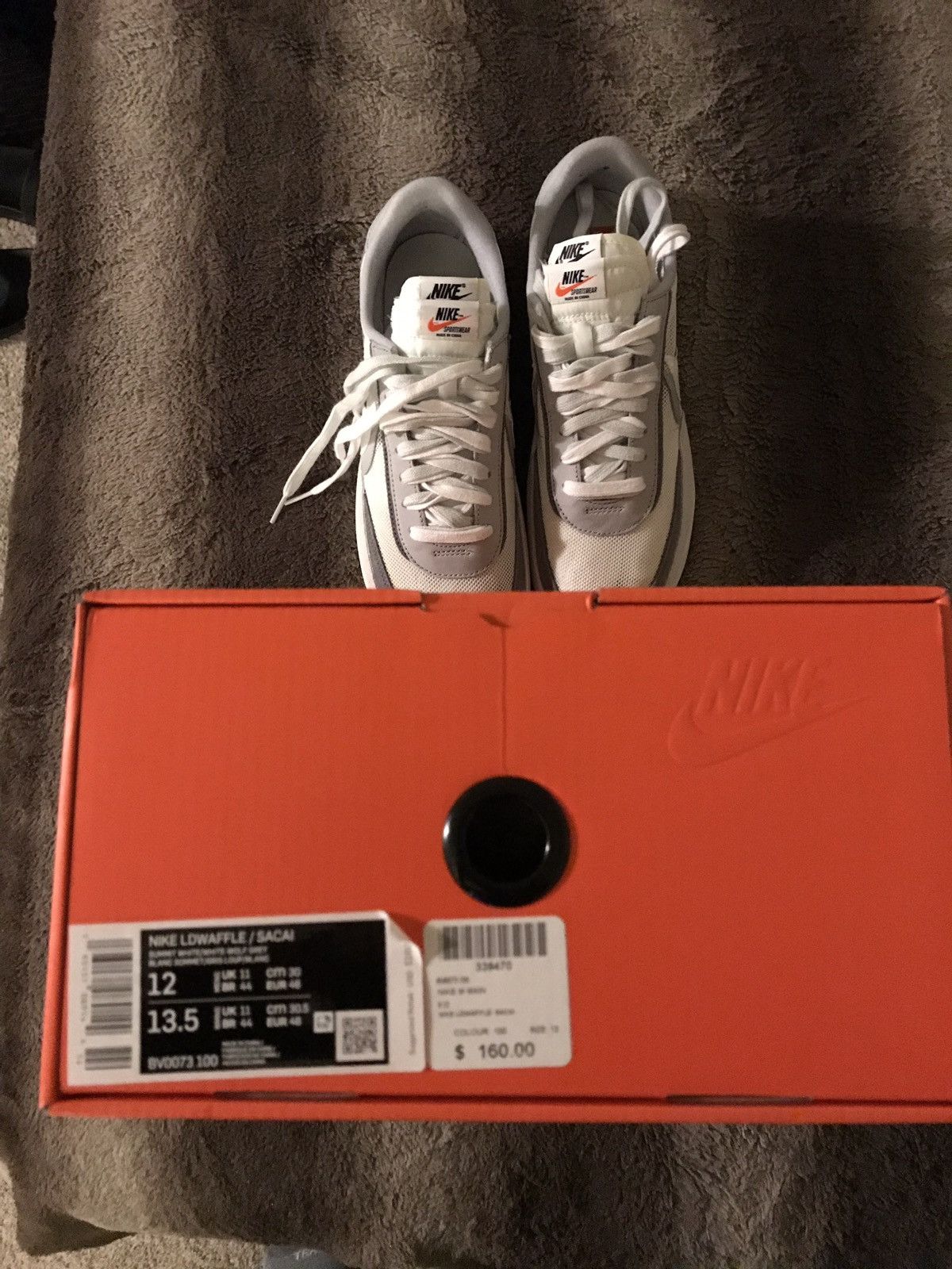 sacai ldv waffle white