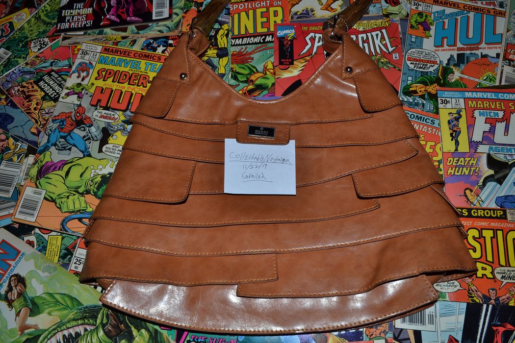 Gucci, Bags, Black And Brown Layered Vintage Gucci Purse
