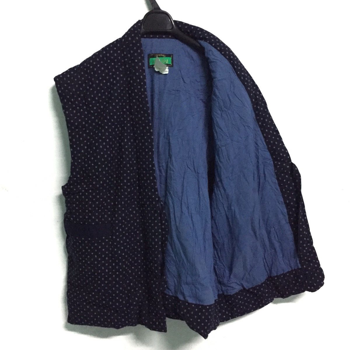 Indigo × Japanese Brand Indigo Dyed Sleeveless Kimono Japanese Brand Size US M / EU 48-50 / 2 - 4 Thumbnail