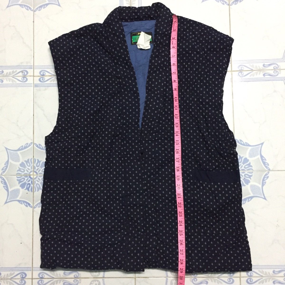 Indigo × Japanese Brand Indigo Dyed Sleeveless Kimono Japanese Brand Size US M / EU 48-50 / 2 - 8 Thumbnail