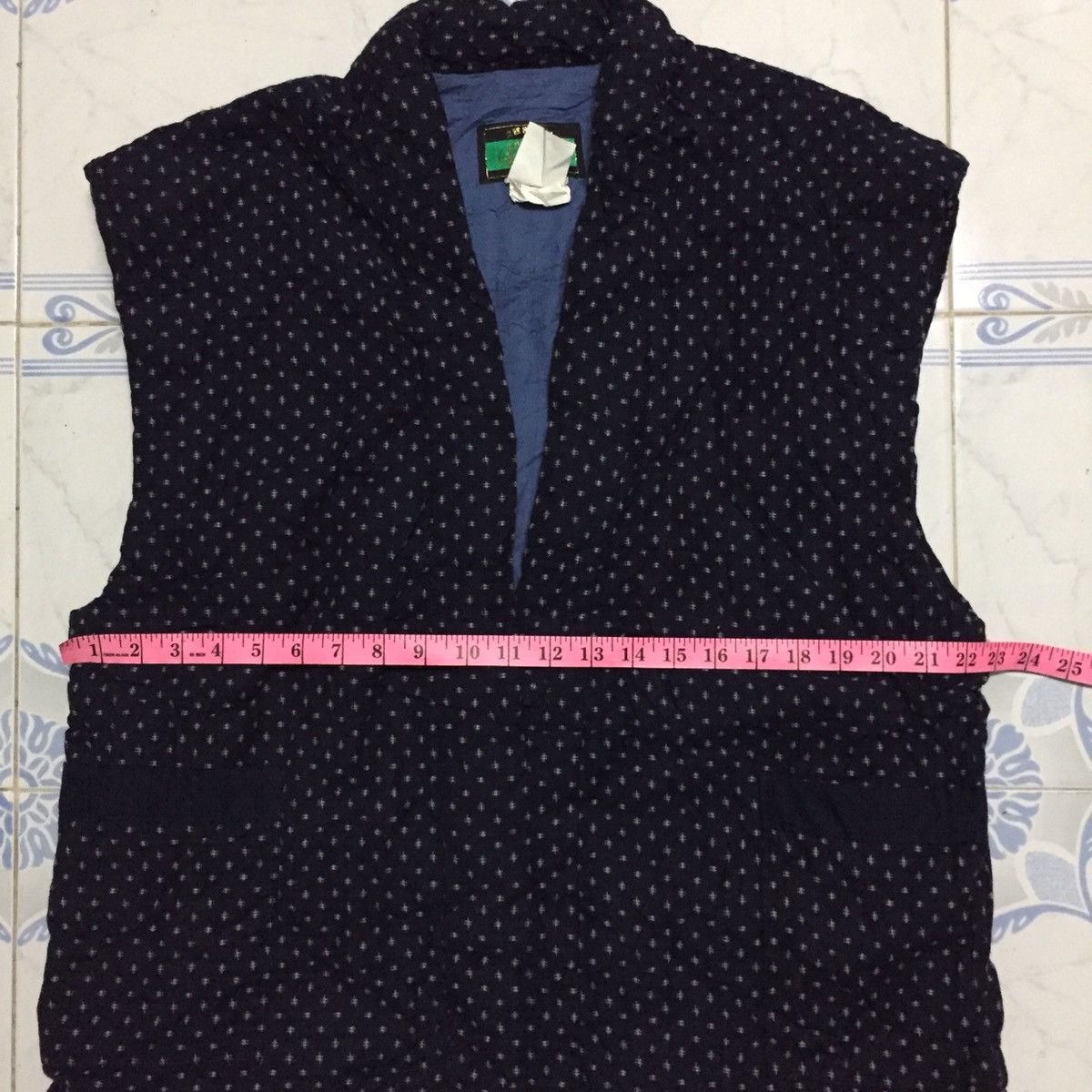 Indigo × Japanese Brand Indigo Dyed Sleeveless Kimono Japanese Brand Size US M / EU 48-50 / 2 - 7 Thumbnail