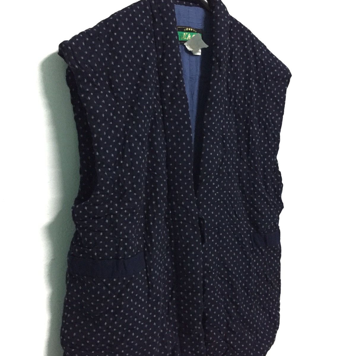 Indigo × Japanese Brand Indigo Dyed Sleeveless Kimono Japanese Brand Size US M / EU 48-50 / 2 - 2 Thumbnail