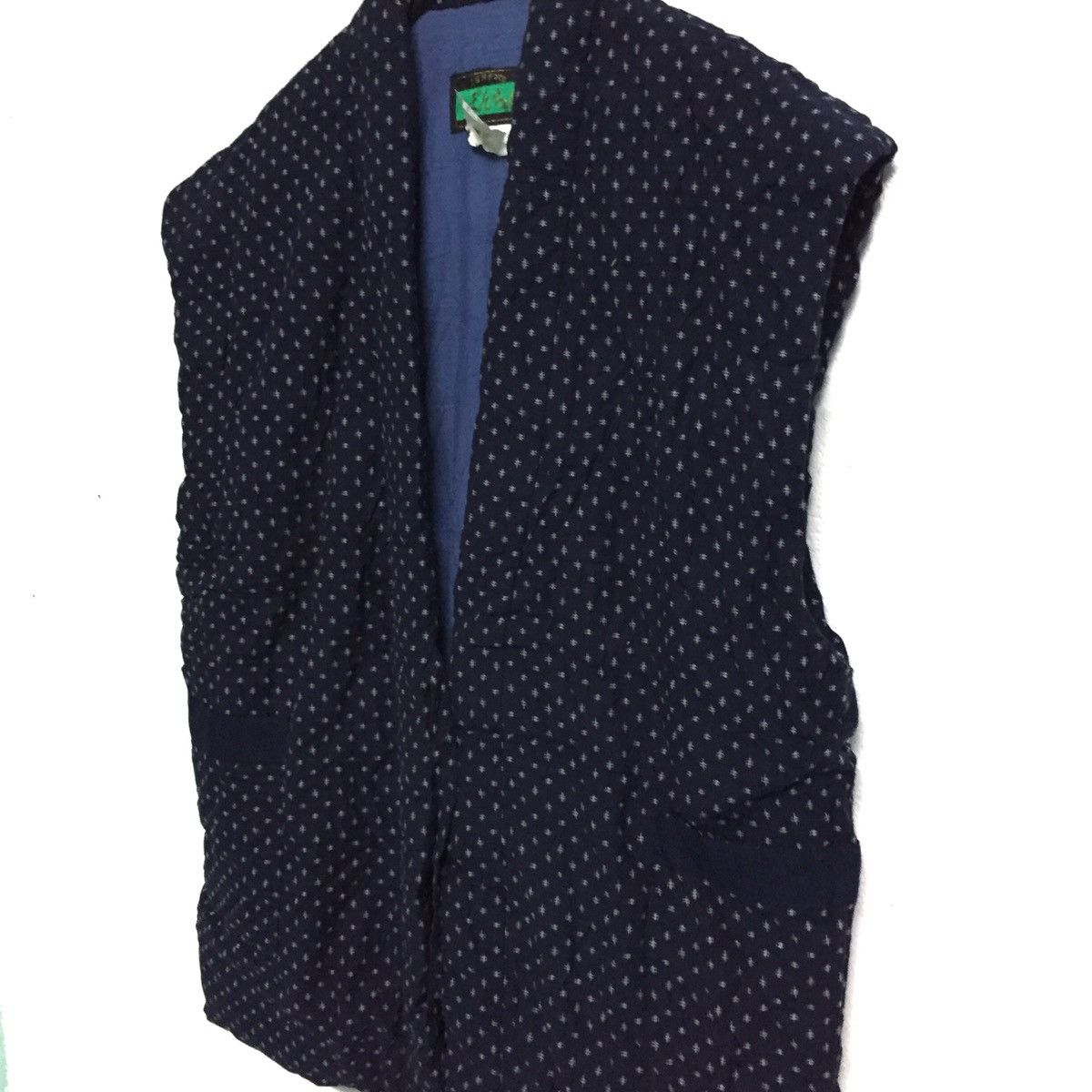 Indigo × Japanese Brand Indigo Dyed Sleeveless Kimono Japanese Brand Size US M / EU 48-50 / 2 - 3 Thumbnail