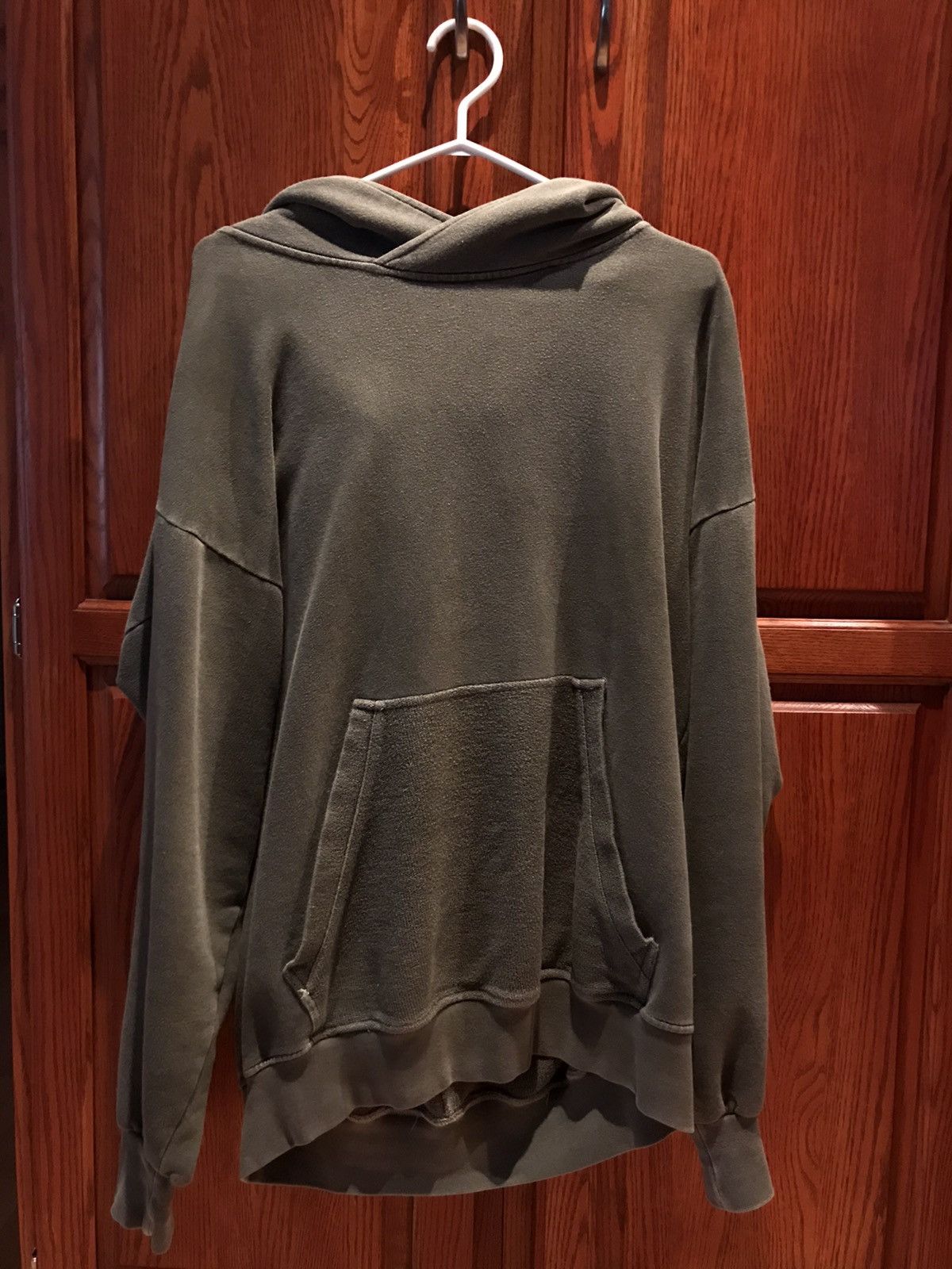 Represent Clo. Washed Olive Pullover Hoodie Size US S / EU 44-46 / 1 - 1 Thumbnail