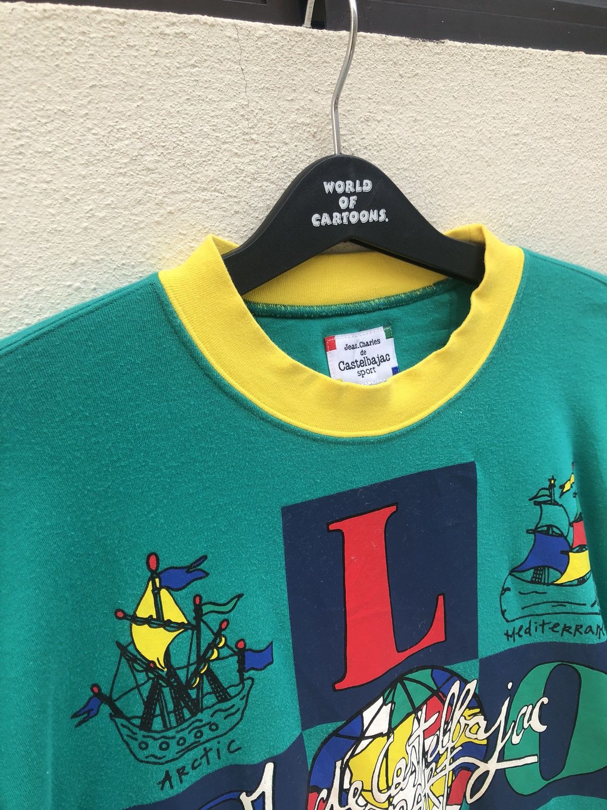 Jean Charles De Castelbajac Multiple Color Pop Art Sweatshirt Size US XL / EU 56 / 4 - 4 Thumbnail