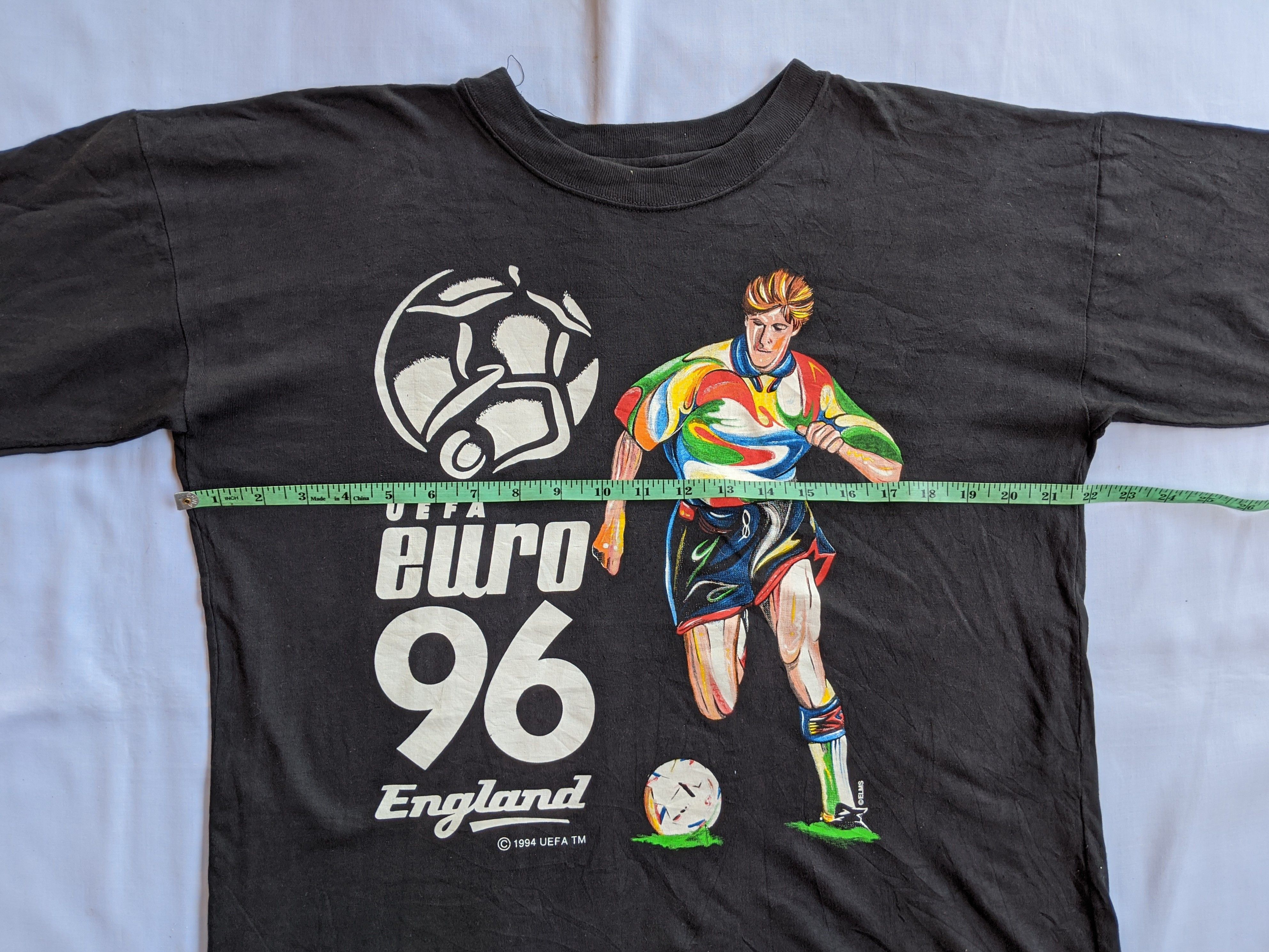 UEFA × Vintage Vintage 90s Eufa euro 96 England big print shirt Size US L / EU 52-54 / 3 - 4 Thumbnail