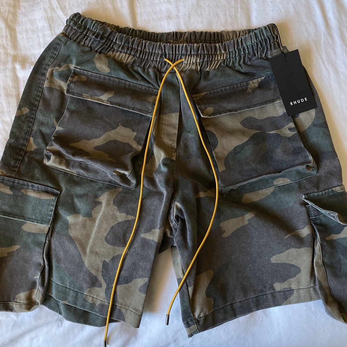 Rhude RHUDE Camo Cargo Shorts | Grailed