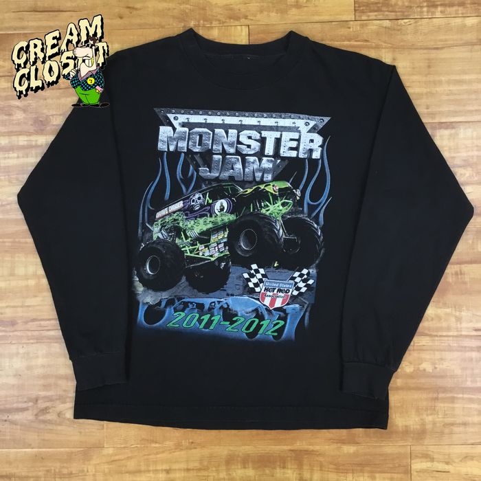 Vintage 2011 MONSTER JAM GRAVE DIGGER MONSTER TRUCK FLAMES | Grailed