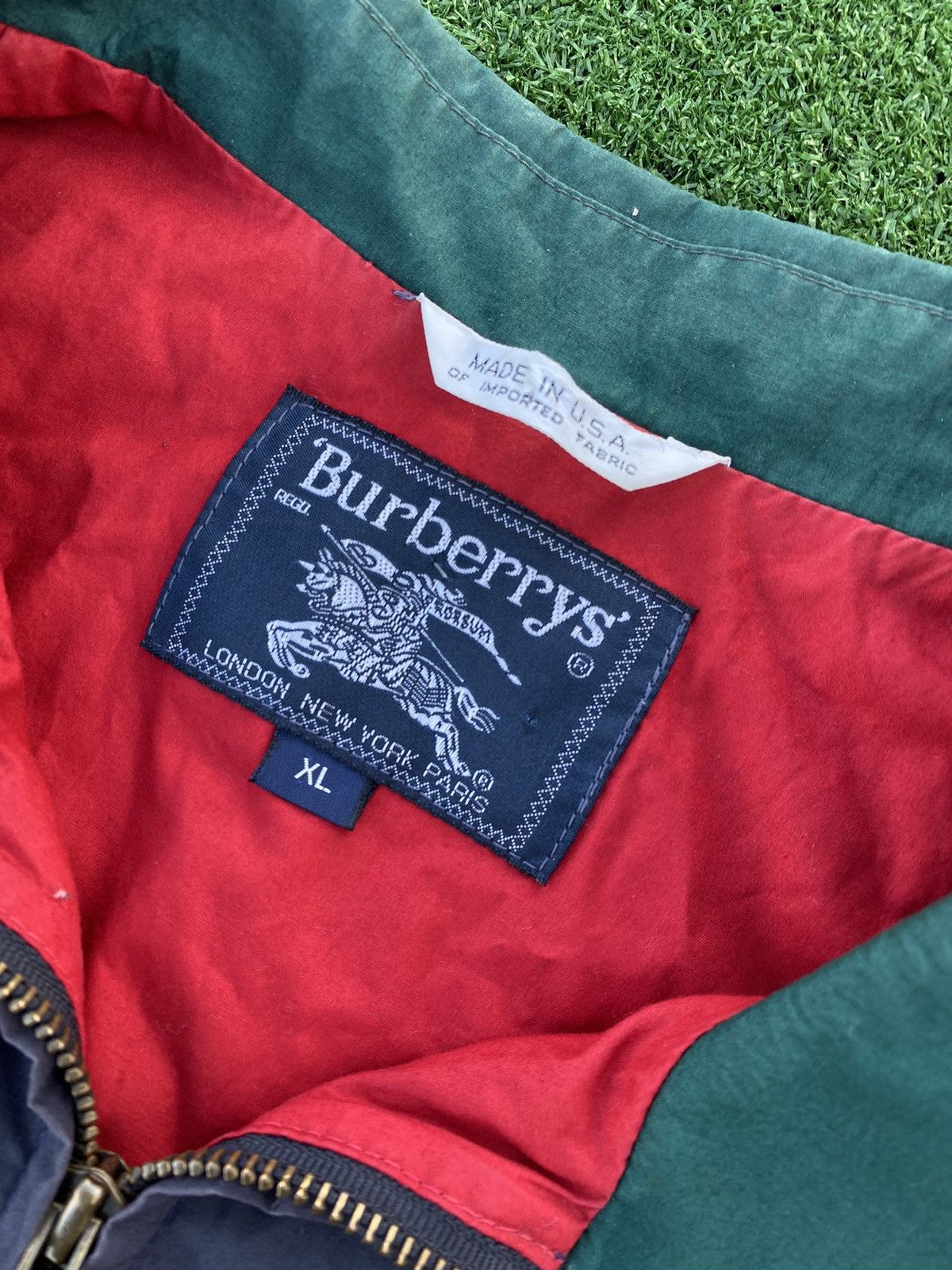 Burberry RARE BURBERRY COLOR BLOCKING 90s JACKET BOMBER USA MADE XL Size US XL / EU 56 / 4 - 2 Thumbnail