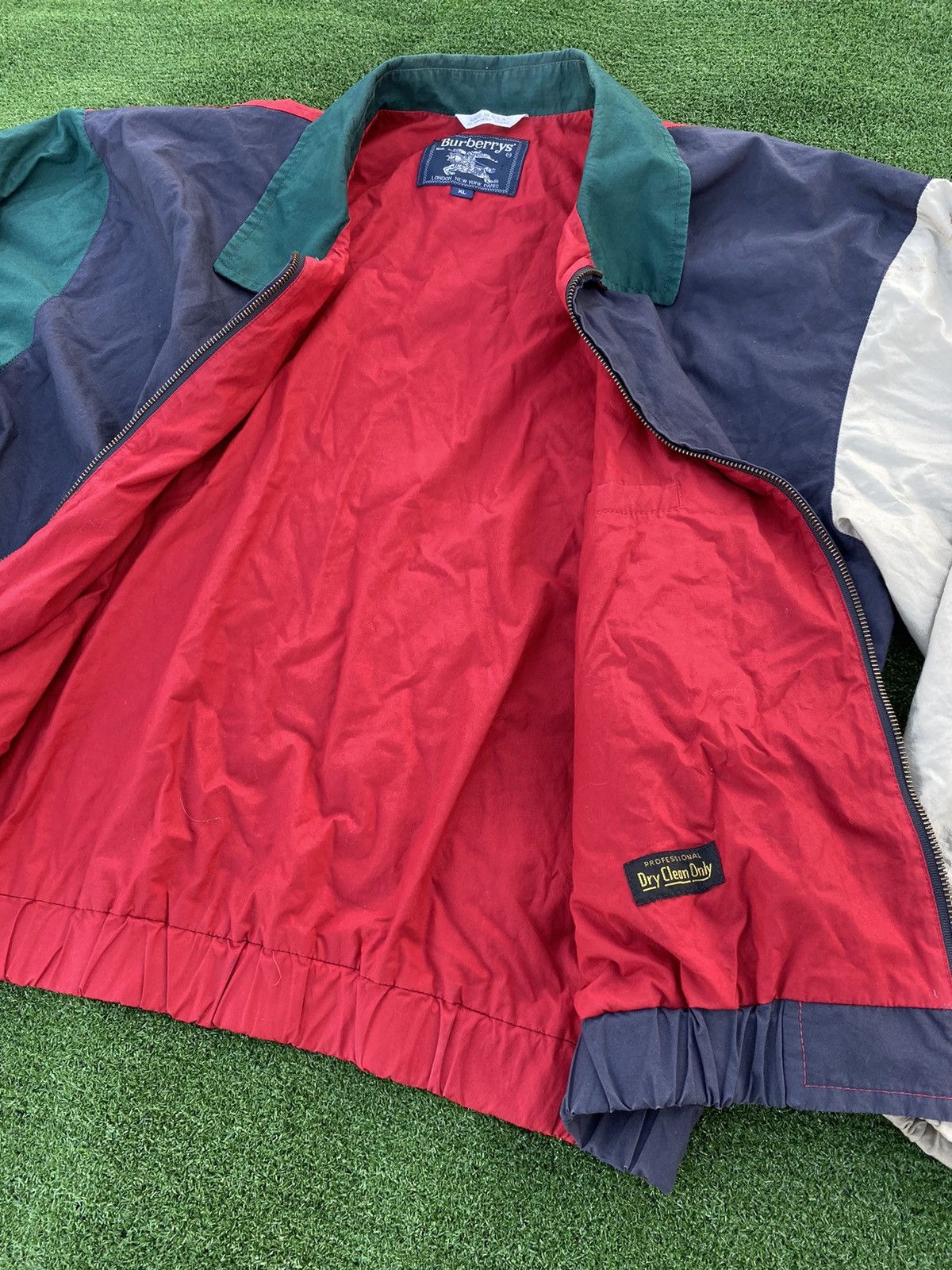 Burberry RARE BURBERRY COLOR BLOCKING 90s JACKET BOMBER USA MADE XL Size US XL / EU 56 / 4 - 3 Thumbnail