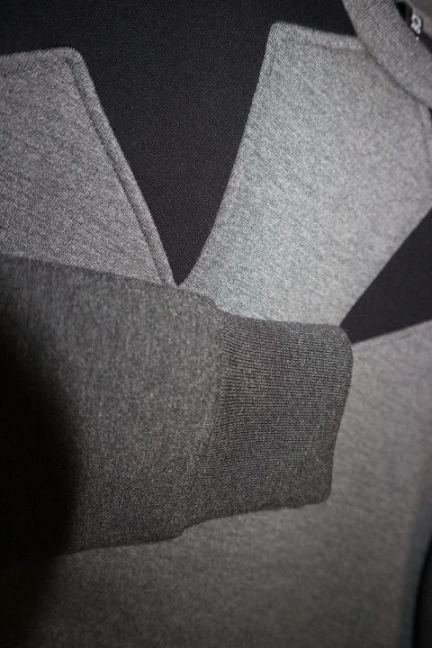 Neil Barrett Star insert neoprene sweatshirt Size US XS / EU 42 / 0 - 10 Thumbnail