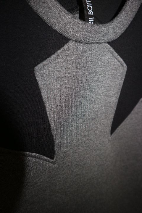 Neil Barrett Star insert neoprene sweatshirt Size US XS / EU 42 / 0 - 9 Thumbnail