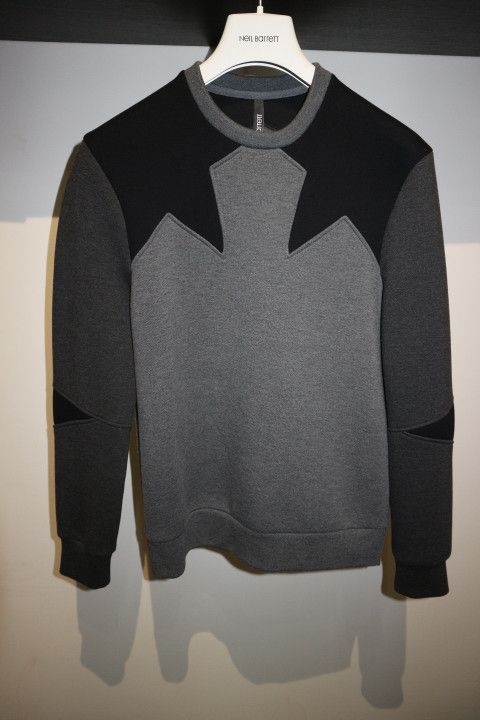 Neil Barrett Star insert neoprene sweatshirt Size US XS / EU 42 / 0 - 1 Thumbnail