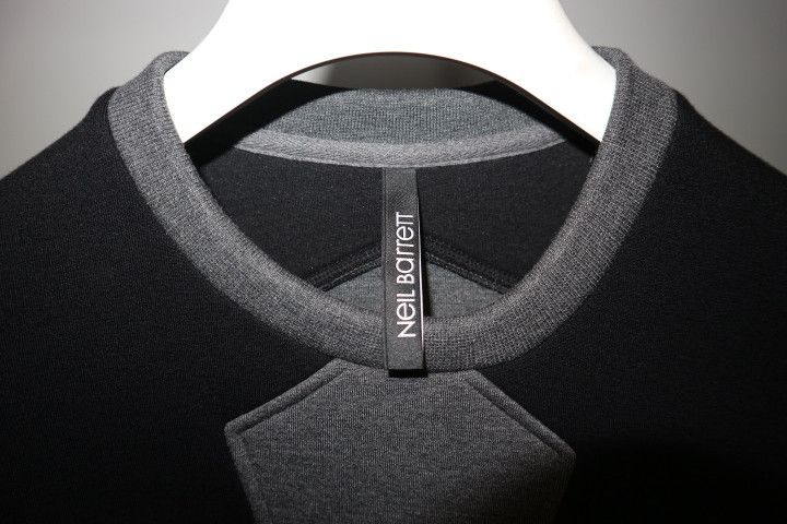 Neil Barrett Star insert neoprene sweatshirt Size US XS / EU 42 / 0 - 5 Thumbnail