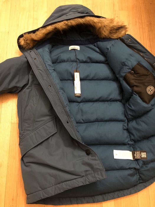 Stone Island Stone Island Micro Reps Down Parka - Avio Blue | Grailed