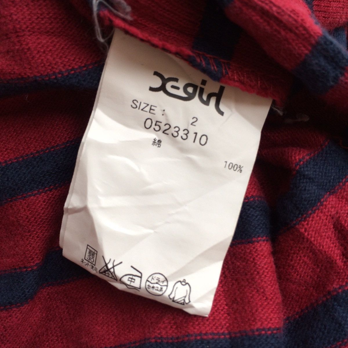 Japanese Brand × X-Girl X girl turtleneck sweatshirt Size XS / US 0-2 / IT 36-38 - 8 Thumbnail