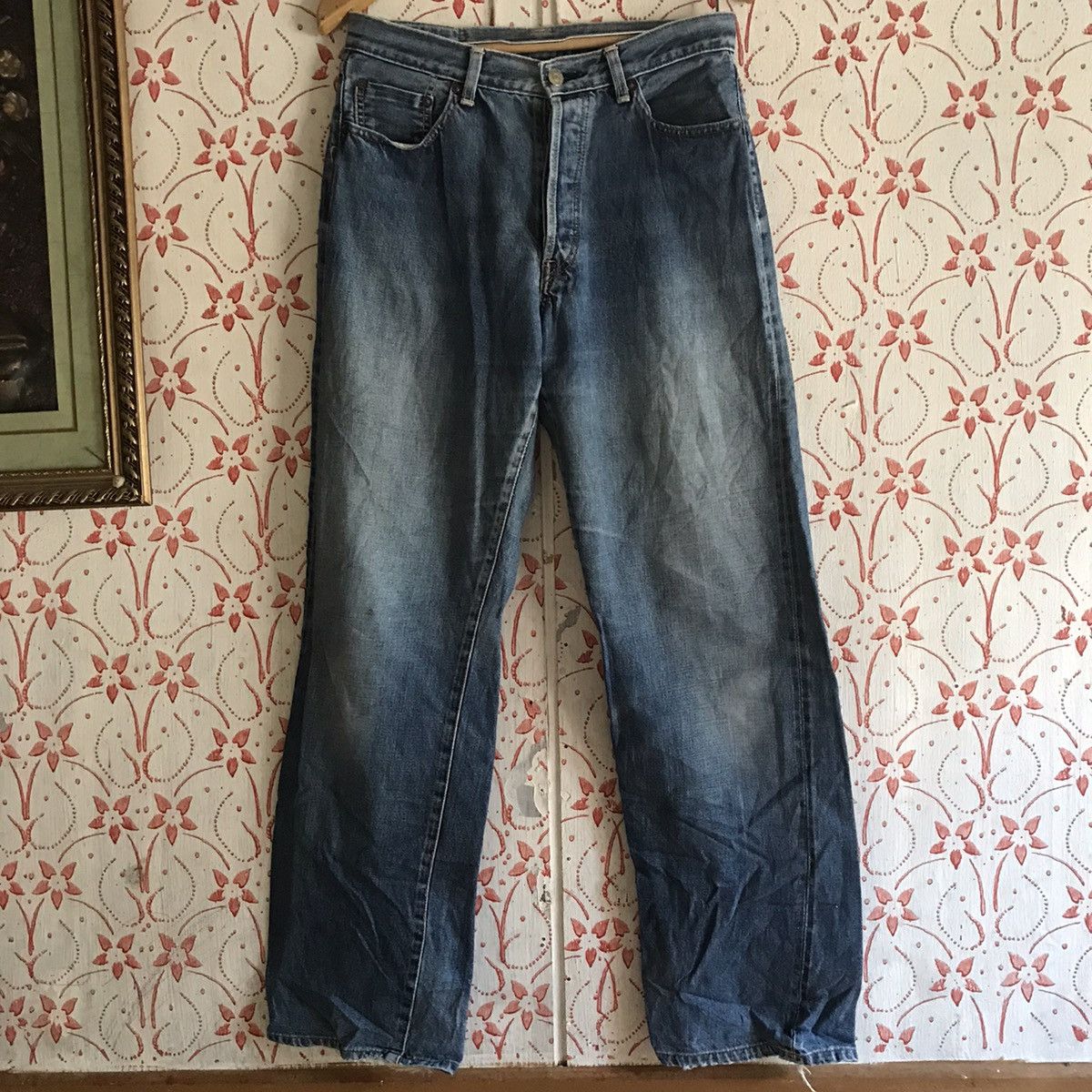 Blue Blue Japan Basic blue way jeans Japanese brand selvedge redline rare Size US 29 - 2 Thumbnail