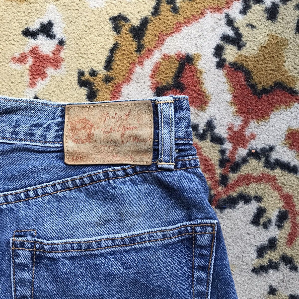 Blue Blue Japan Basic blue way jeans Japanese brand selvedge redline rare Size US 29 - 6 Thumbnail