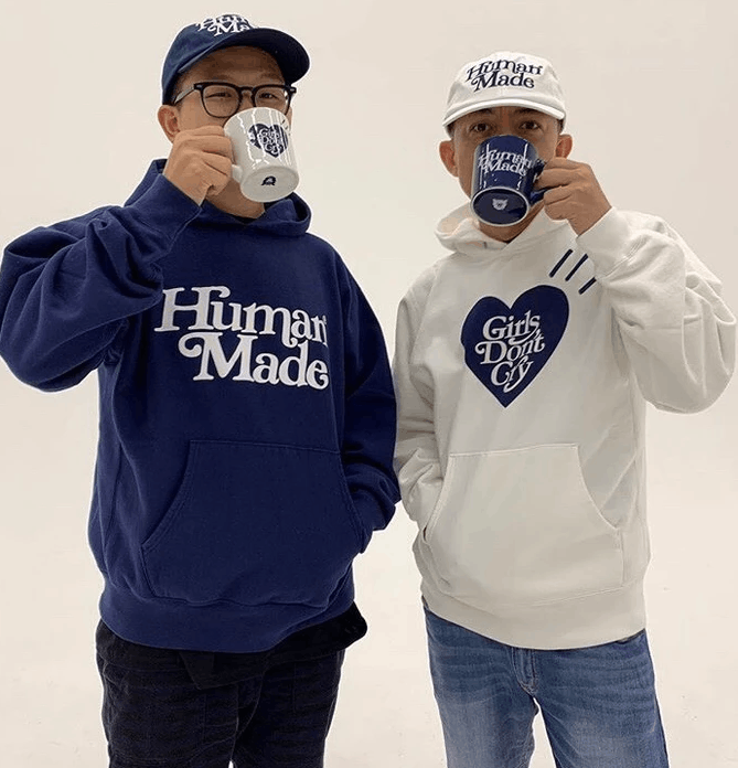 Human Made RARE Human Made x Girls Dont Cry Hoodie Grailed