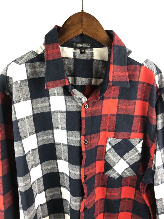 Vintage Custom Flannel shirt - streetwear shirt Size: XL | Grailed
