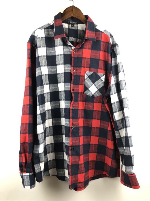 Vintage Custom Flannel shirt - streetwear shirt Size: XL | Grailed