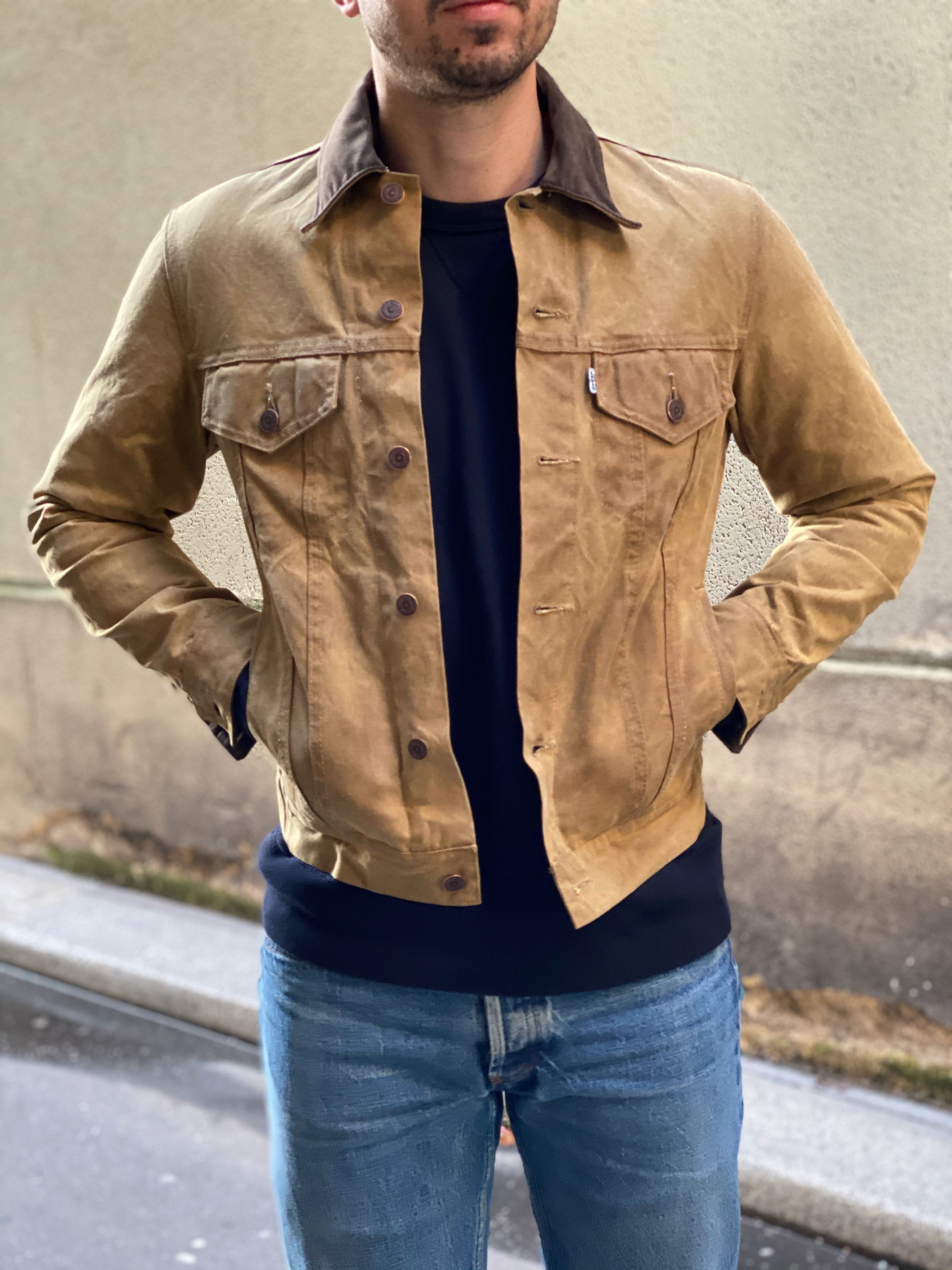 Levi filson on sale trucker jacket