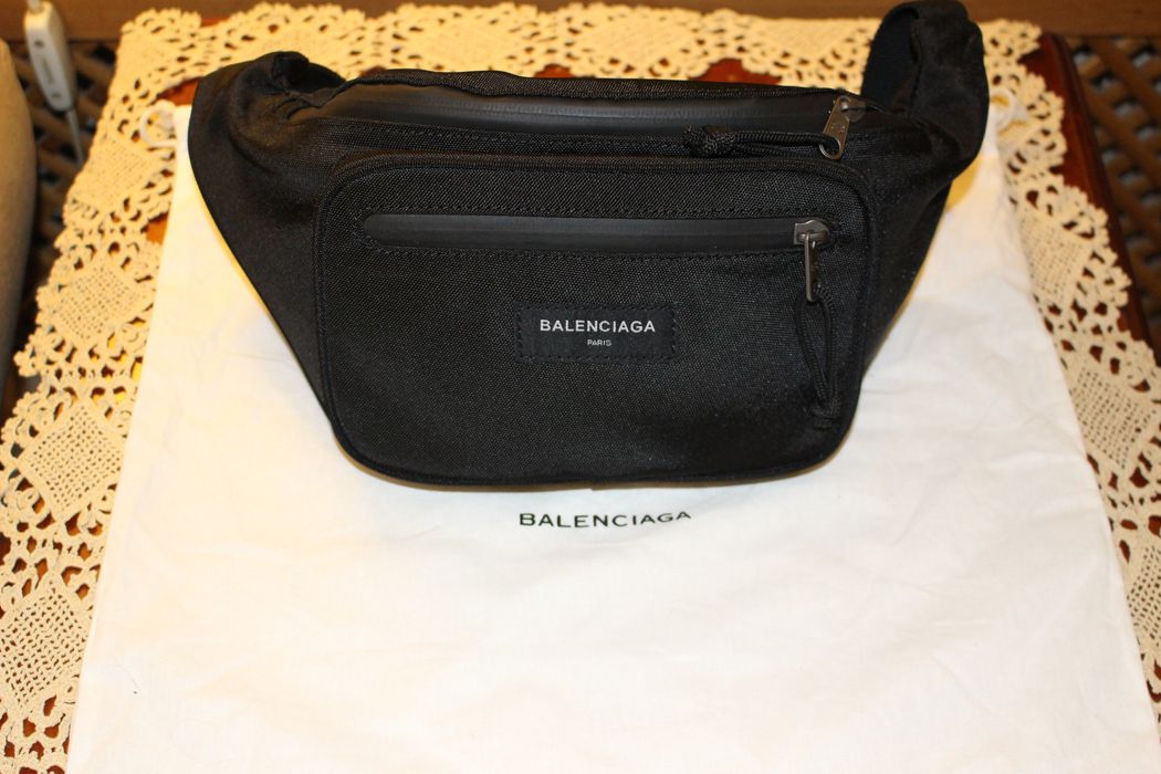 Balenciaga Waist Bag Black Nylon EXPLORER BELT PACK Grailed