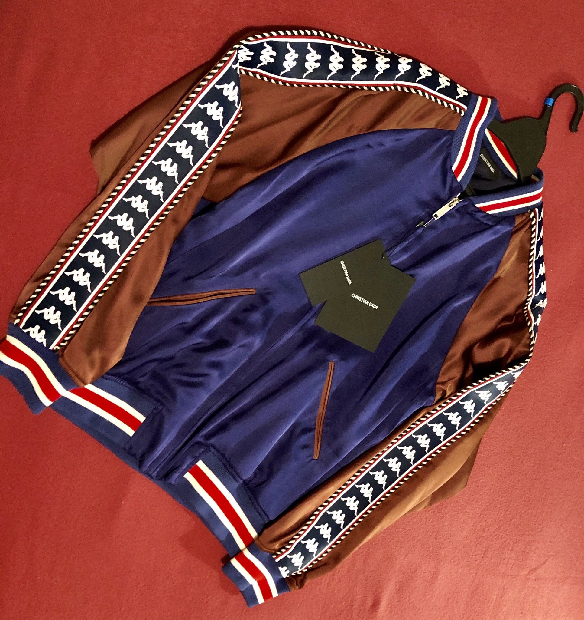 Christian Dada × Kappa Christian Dada Kappa Black Logo Embroidered Souvenir Jacket Size US M / EU 48-50 / 2 - 2 Thumbnail