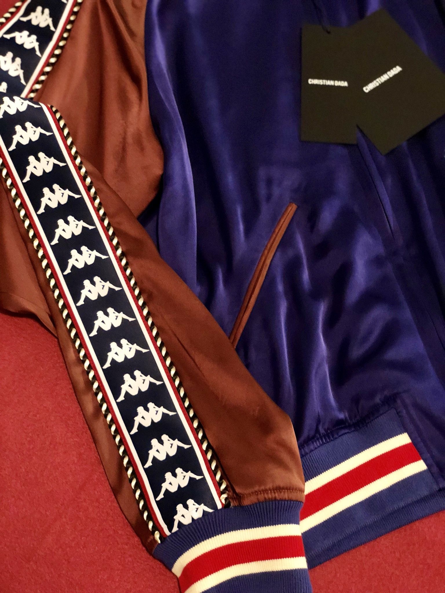Christian Dada × Kappa Christian Dada Kappa Black Logo Embroidered Souvenir Jacket Size US M / EU 48-50 / 2 - 3 Thumbnail