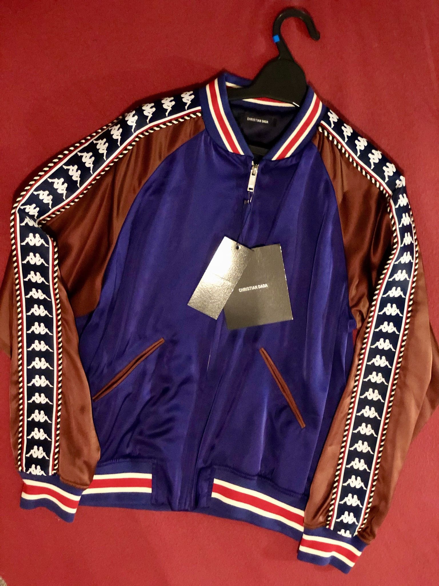 Christian Dada × Kappa Christian Dada Kappa Black Logo Embroidered Souvenir Jacket Size US M / EU 48-50 / 2 - 1 Thumbnail