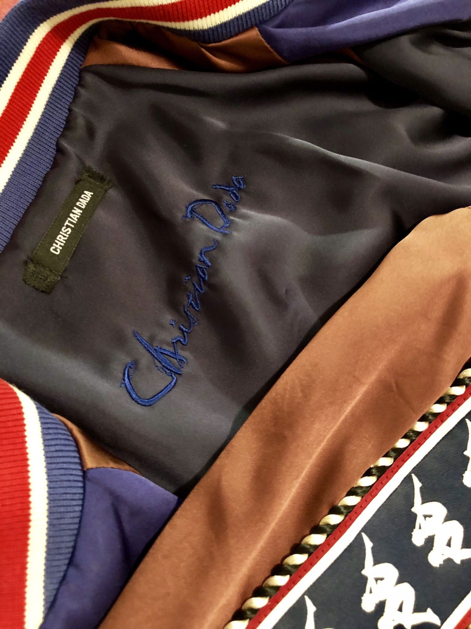 Christian Dada × Kappa Christian Dada Kappa Black Logo Embroidered Souvenir Jacket Size US M / EU 48-50 / 2 - 9 Thumbnail