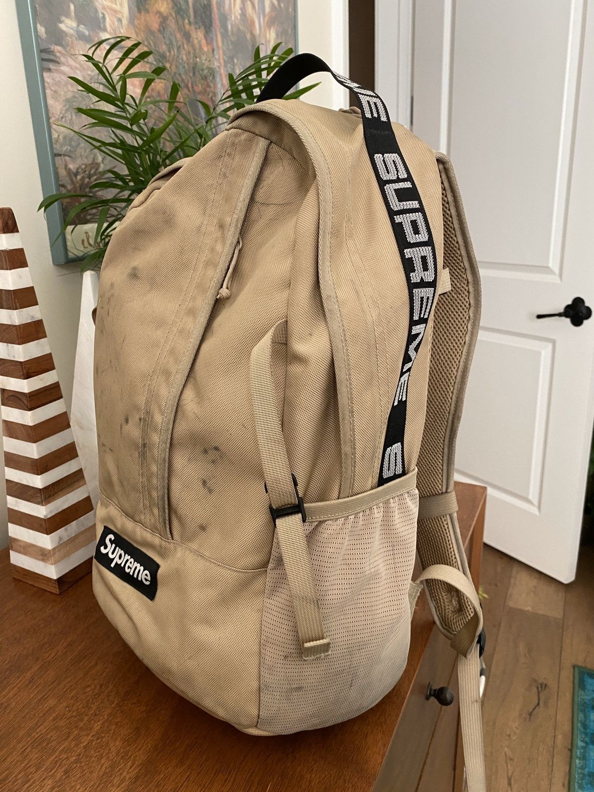 Supreme Supreme Backpack SS18 Tan Clout Bag Grailed