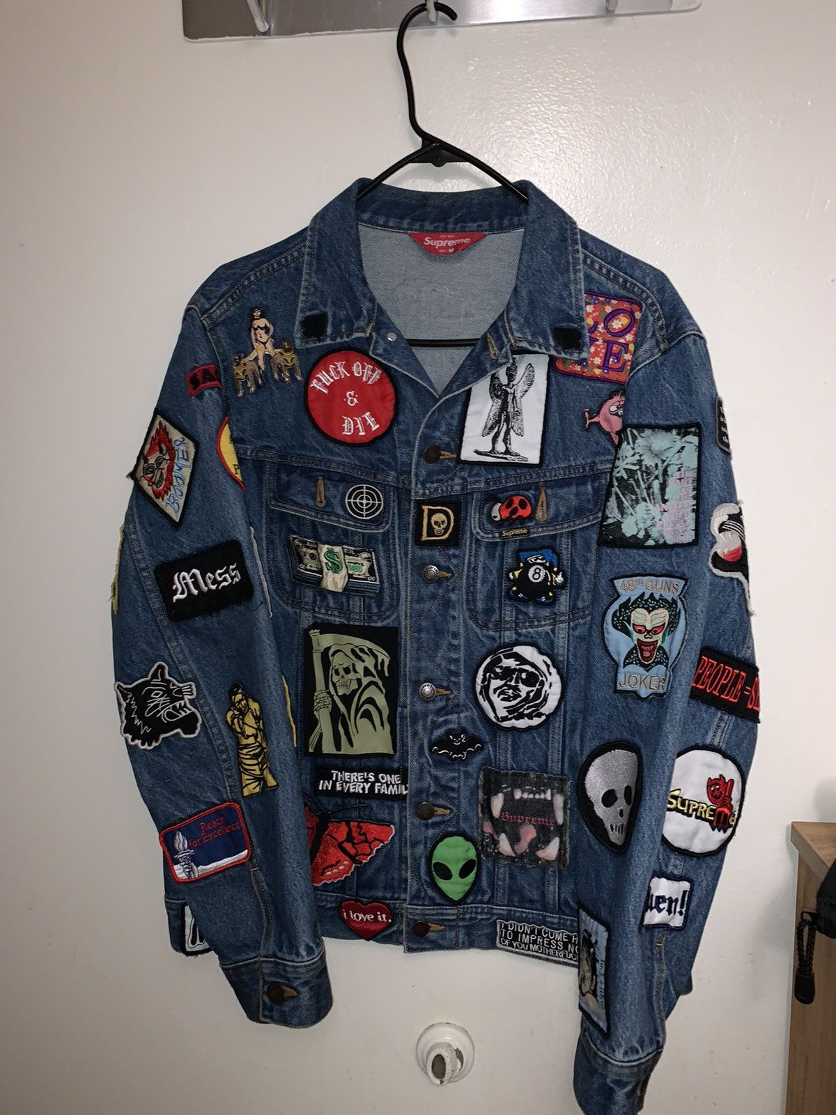 Supreme Supreme Patches Denim Trucker Jacket | Grailed