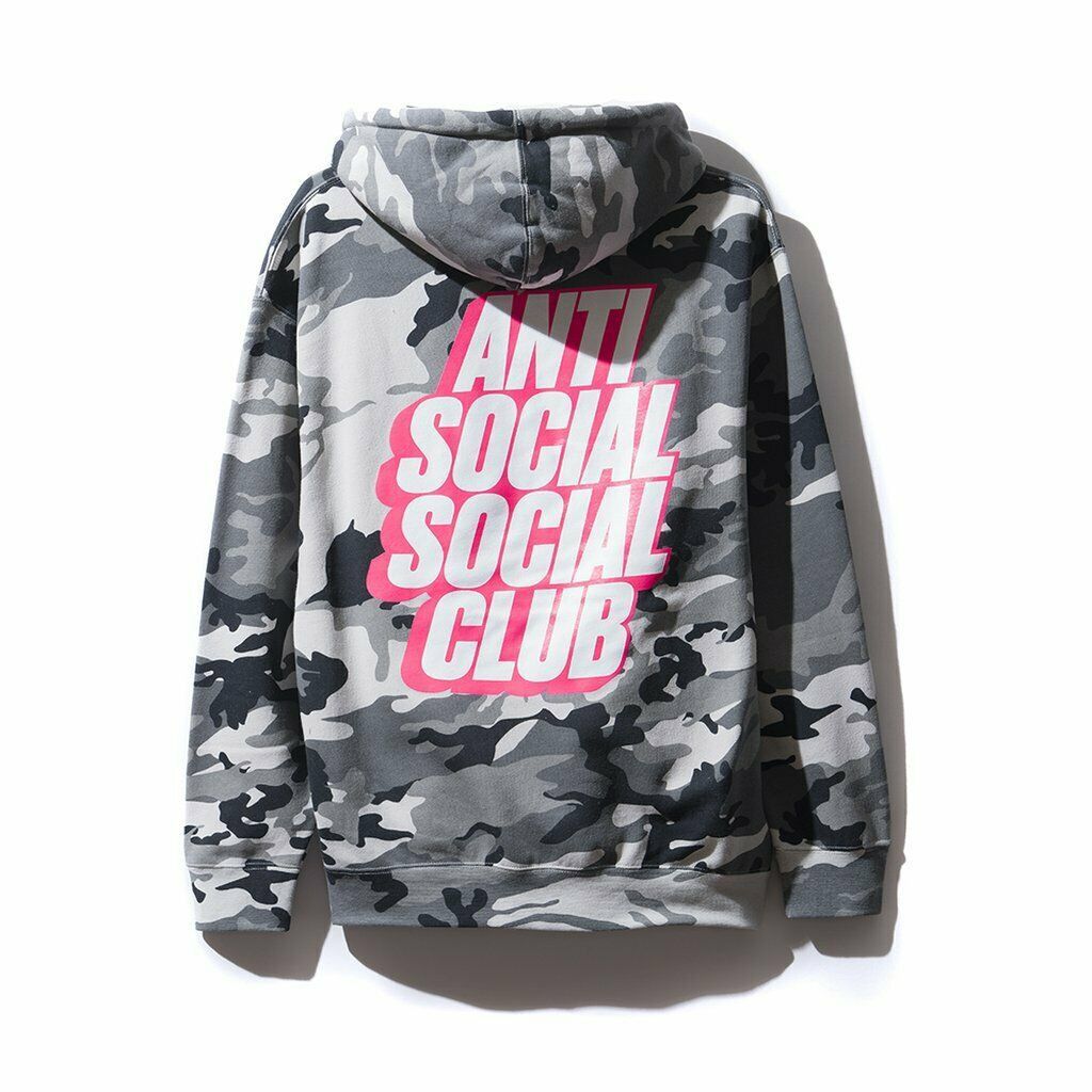 Anti Social Social Club Blocked Siberia Camo Hoodie ASSC DS