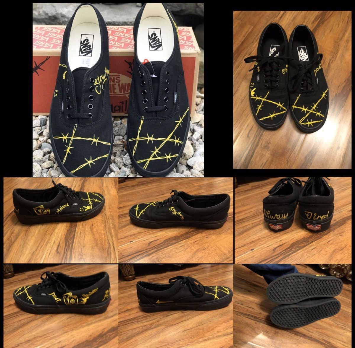 Custom post malone on sale vans