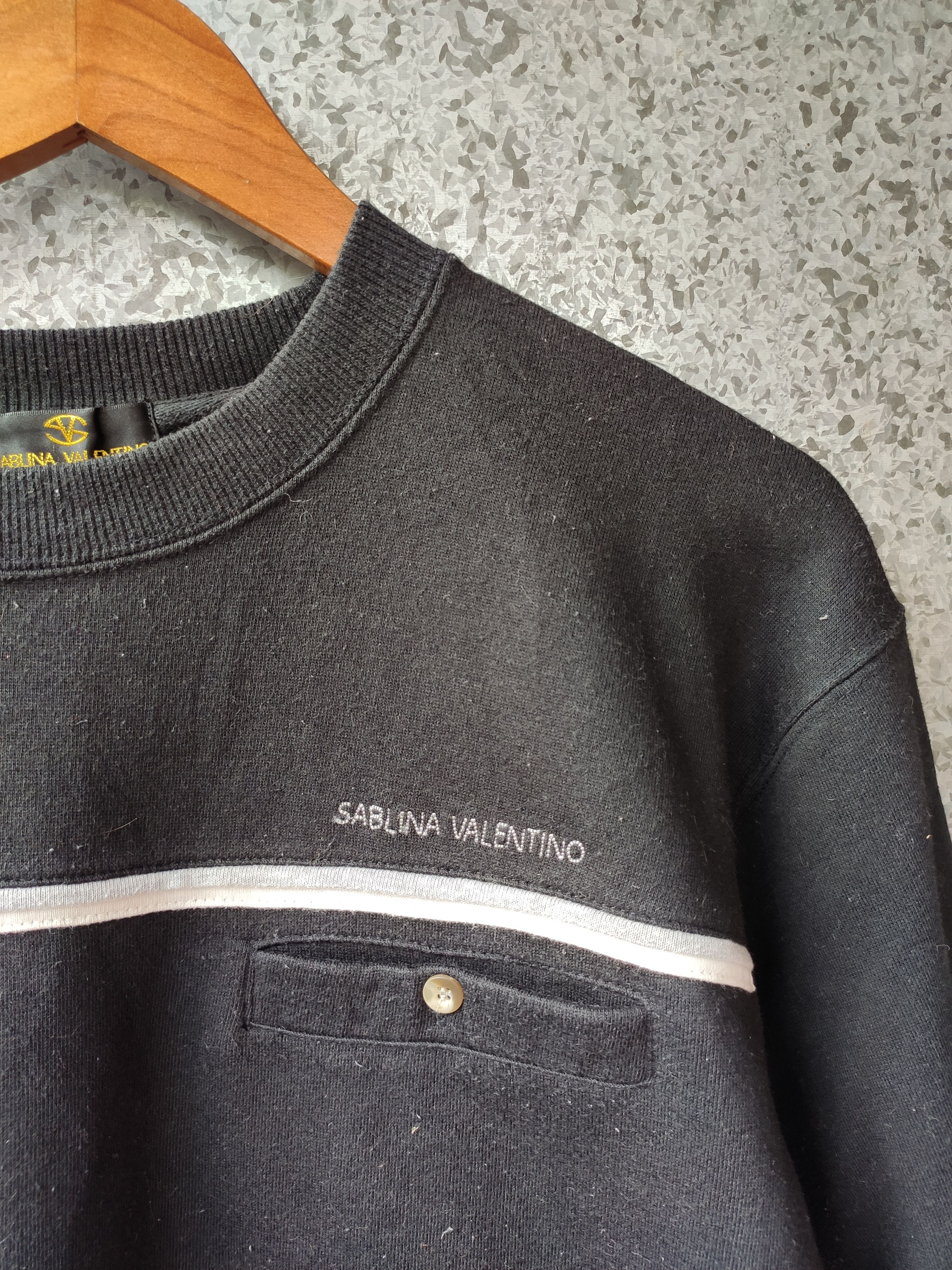 Designer Vintage Sablina Valentino sweatshirt Size US L / EU 52-54 / 3 - 2 Thumbnail