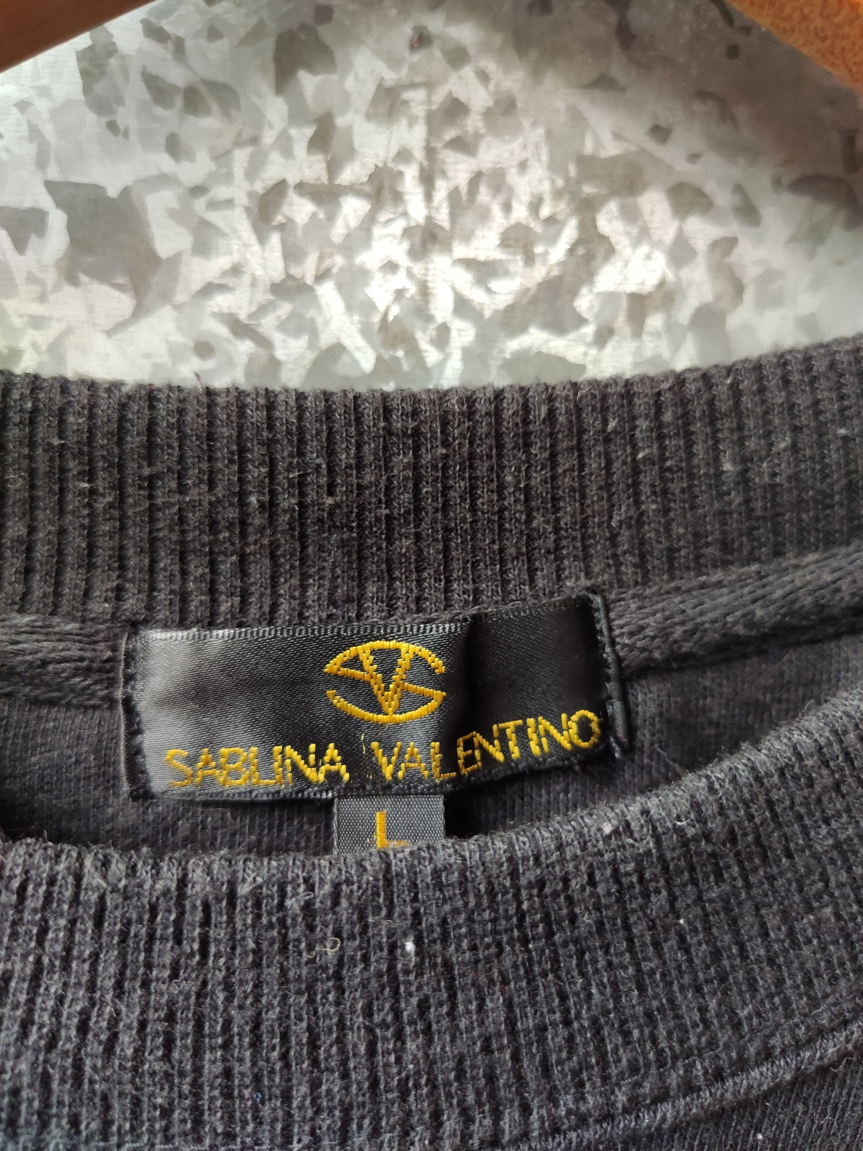 Designer Vintage Sablina Valentino sweatshirt Size US L / EU 52-54 / 3 - 4 Thumbnail