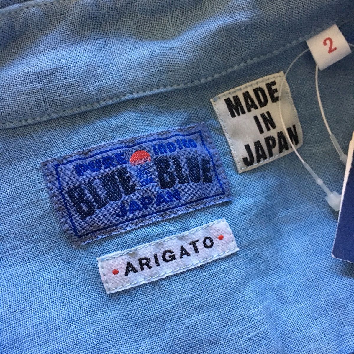 Blue Blue Japan Blue Blue Japan indigo linen shirt Sz 2 Size US M / EU 48-50 / 2 - 3 Thumbnail